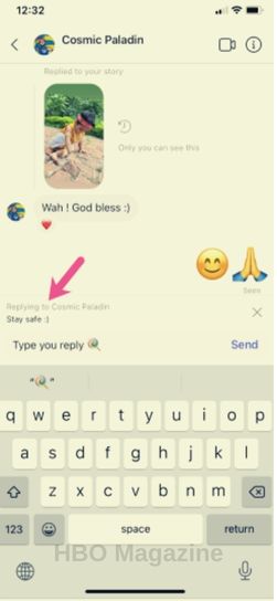 how to reply to a message on instagram