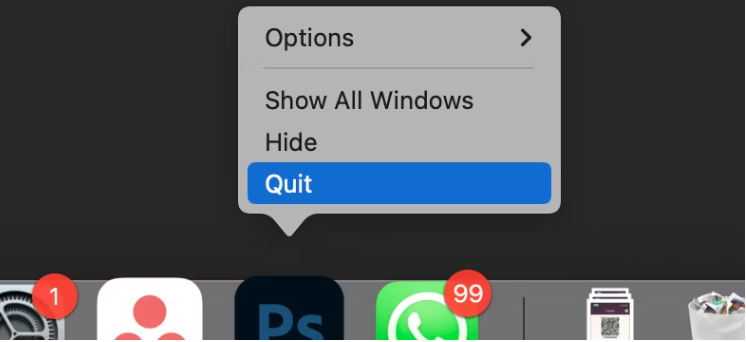 how to close apps on mac