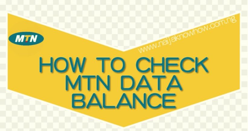how to check mtn data balance