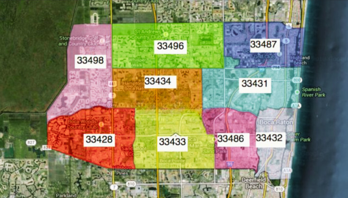 Boca Raton zip code
